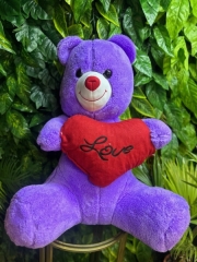 80 cm Mor Peluş Ayıcık